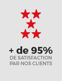 Leader et satisfaction client assuré - Garantie ou remboursé