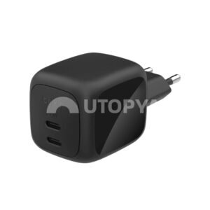 BELKIN Chargeur Secteur GaN 2 Ports USB-C 67W (Noir)